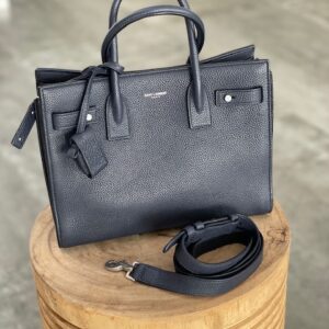 SAINT LAURENT SAC DU JOUR, NANO IN GRAINED LEATHER